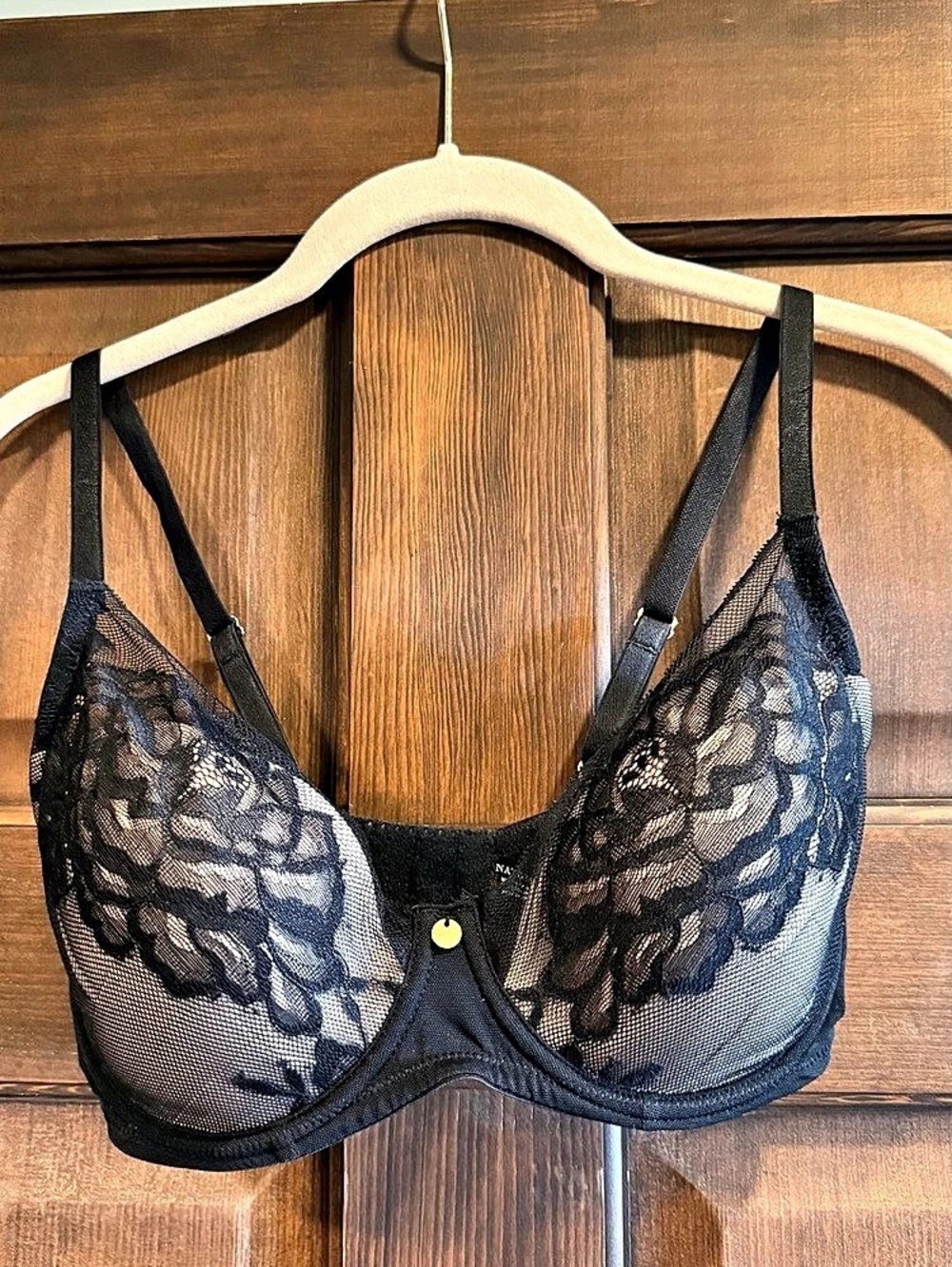 Natori Bliss Perfection Contour Underwire Bra Black 34C